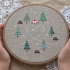 Merry Christmas Hand embroidery hoop