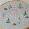 Merry Christmas Hand embroidery hoop