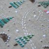 Merry Christmas Hand embroidery stitches